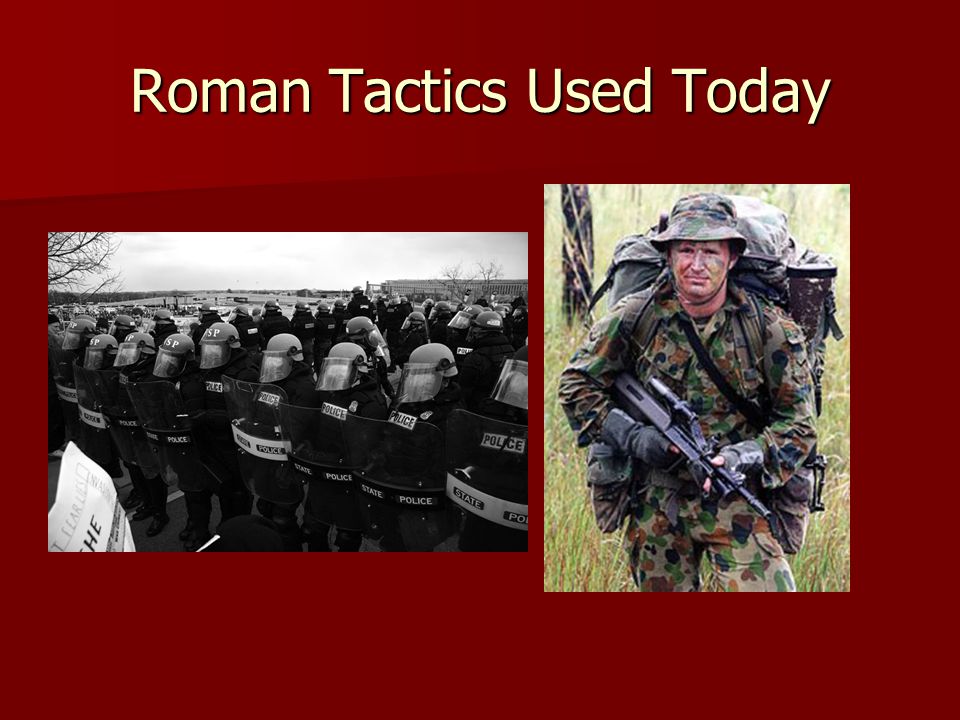 Roman infantry tactics